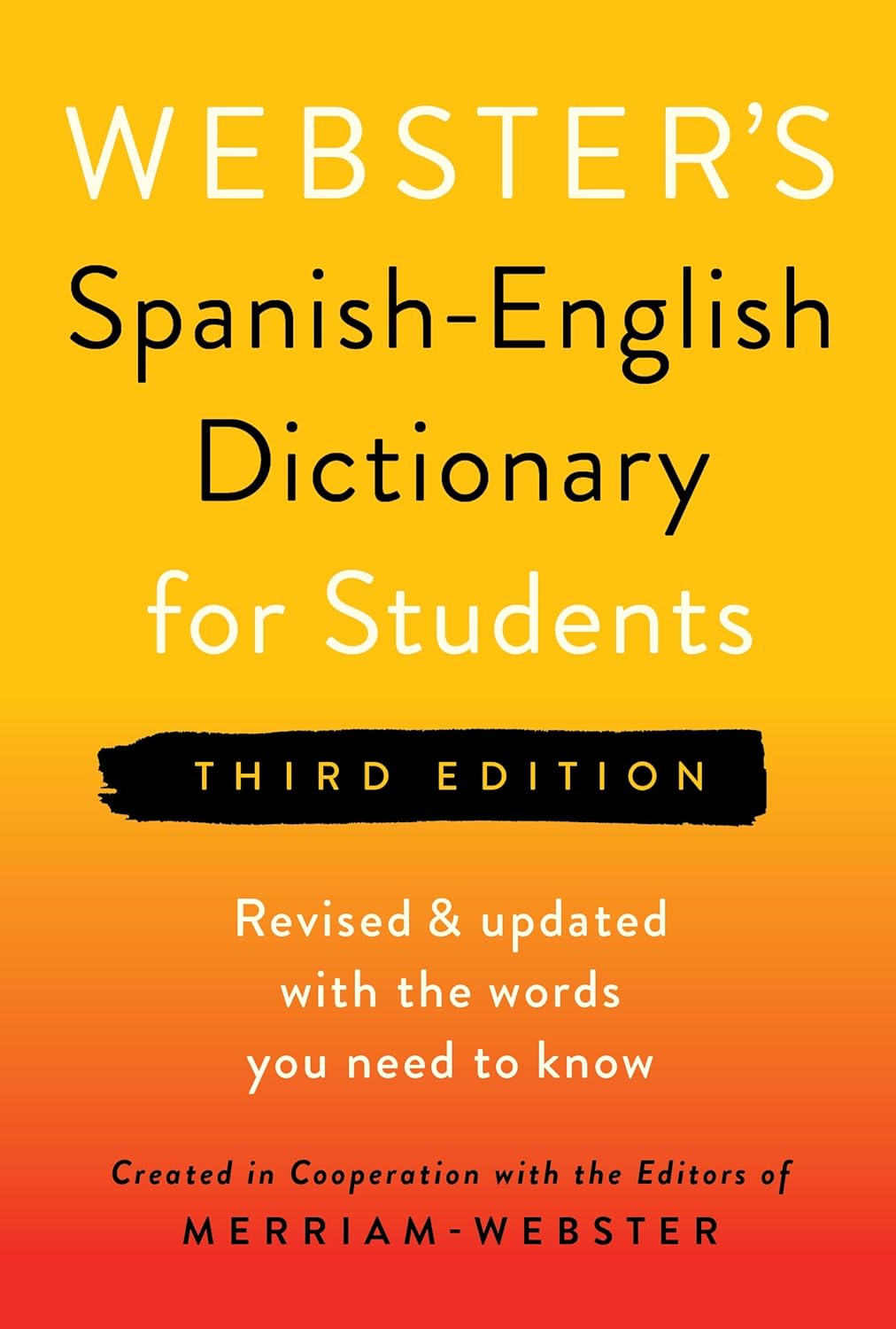 Webster's Spanish-English Dictionary for Students, Third Edition (3RD ed.) - Corrections Bookstore