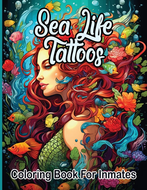 Sea Life Tattoos coloring book for inmates - Corrections Bookstore