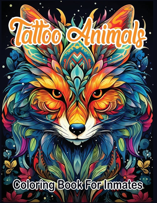 Tattoo Animals coloring book for inmates - Corrections Bookstore