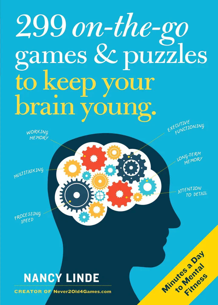 299 On-The-Go Games & Puzzles to Keep Your Brain Young Minutes a Day to Mental Fitness - - Corrections Bookstore