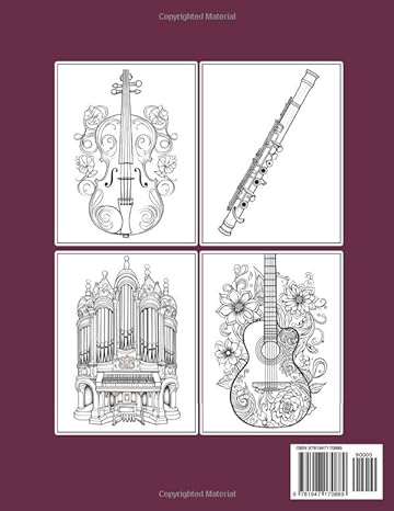 Music Coloring Book For Inmates: 70 Coloring Pages For Adults With Beautiful Stress Relieving Designs for Relaxation, Mindfulness, Gift For Men Women In Jail And Music Lovers Paperback – October 6, 2023 - Corrections Bookstore