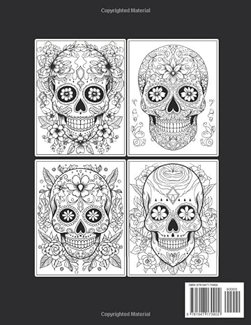 Skulls Coloring Book For Inmates: 70 Coloring Pages For Adults With Beautiful Stress Relieving Designs for Relaxation, Mindfulness, Gift For Men Women In Jail And Skulls Lovers - Corrections Bookstore