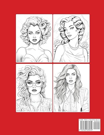 Fashion woman coloring book for inmates - Corrections Bookstore