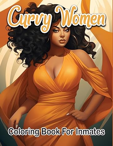 Curvy woman coloring book for inmates - Corrections Bookstore