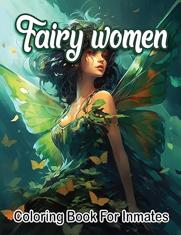 Fairy woman coloring book for inmates - Corrections Bookstore