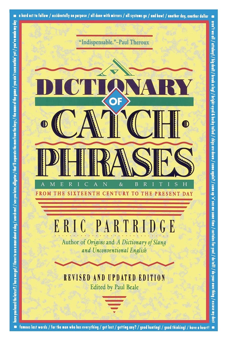 Dictionary of Catch Phrases