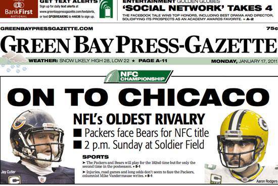 Green Bay Press-Gazette Mon-Sun 7 Day Delivery for 12 Weeks - Corrections Bookstore