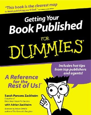 Getting Your Book Published for Dummies by Zackheim, Sarah Parsons - Corrections Bookstore